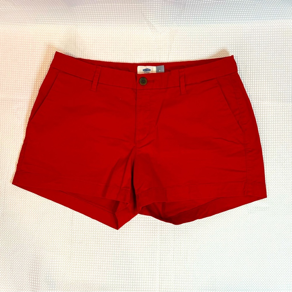 Old Navy Everyday Shorts, red, size 8